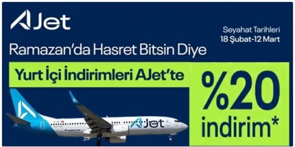 Ajet’ten Ramazan Ayına Özel İndirim Kampanyası